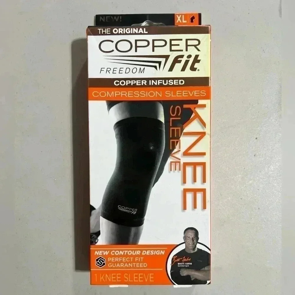 COPPER FIT FREEDOM KNEE SLEEVES Sz XL